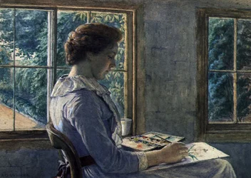 Woman Painting
