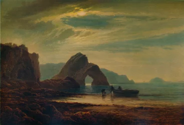 Gilters Point, Tenby, by Moonlight