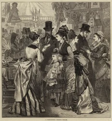 A Fashionable Charity Bazaar
