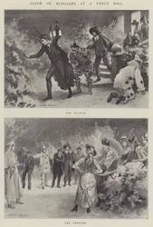 Alarm of Burglars at a Fancy Ball