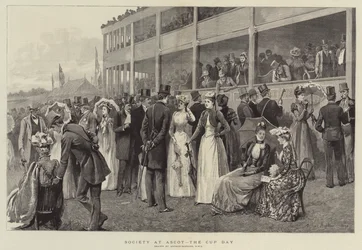Society at Ascot, the Cup Day