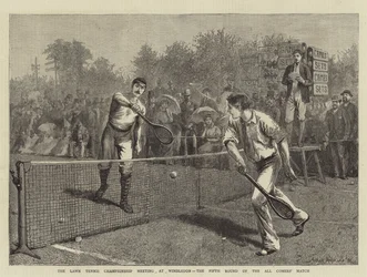 The Lawn Tennis Championship Meeting at Wimbledon, the Fifth Round of the All Comers