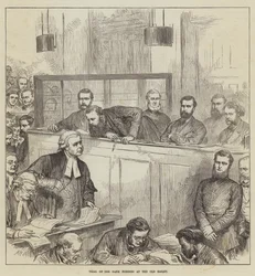 Trial of the Bank Forgers at the Old Bailey