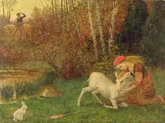 The White Hind, c.1870