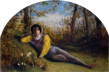 The Young Poet - Oil Study