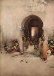 Cock Fight, 1900.