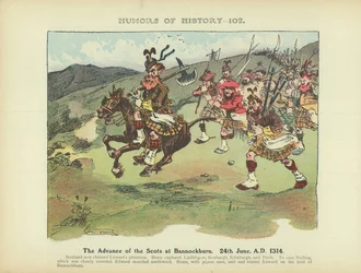 The Advance of the Scots at Bannockburn, 24th June A.D. 1314