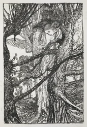 Alice as a Serpent Talking to a Pigeon
