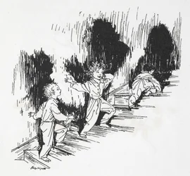 Children Creeping Up the Stairs at Night
