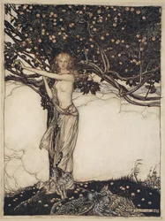 Freia, the Fair One, Illustration from 