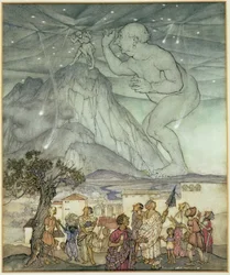 Hercules Supporting the Sky in Place of Atlas