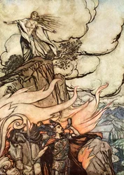Siegfried Leaves Brunnhilde in Search of Adventure