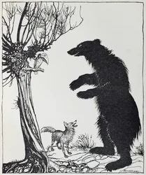 The Bear and the Fox, illustration from 