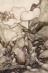 These fairy mountains, from Rip Van Winkle by Washington Irving, pub. 1910