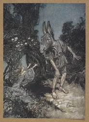 What angel wakes me from my flowery bed? Titania and Bottom. A scene from 