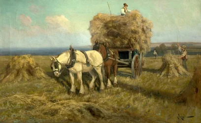 Loading the Harvest Wagon
