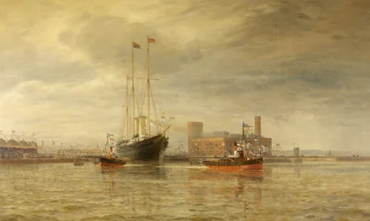 Opening of the Royal Edward Dock, Avonmouth, July 9th