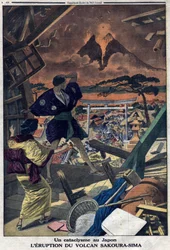 A Cataclysm in Japan: The eruption of the Sakoura Sima volcano