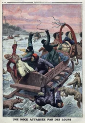 A Wedding Attacked by Wolves between Obstipof and Tashkent in Russia