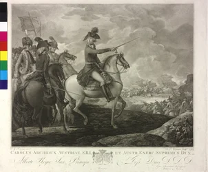 Archduke Karl of Austria in the Battle of Würzburg