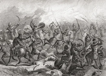 Battle of Guadalete, Spain in 711