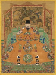 Court Portrait of the Hongzhi Emperor (r. 1488–1505)