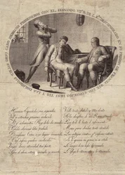 FERDINAND VII of Spain (1784-1833). King of Spain (1808-1833). Captivity of Fernando VII in France