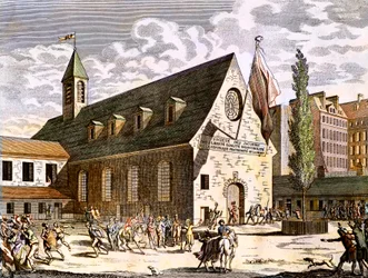 French Revolution: Closure of the room of Jacobins on the night of 27 to 28 July 1794