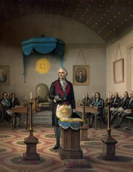 George Washington in Masonic Dress