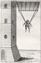 Homo Volans - The Parachute invented by Fausto Veranzio