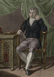 Portrait of Johann Gottlieb Fichte, German Philosopher