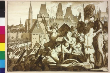 King Maximilian I Conquers Vienna and the Castle of His Ancestors Again