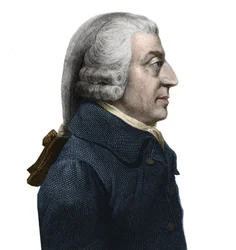 Portrait of Adam Smith, Scottish Philosopher and Economics Pioneer