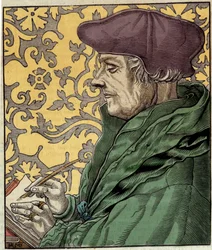 Portrait of Erasmus of Rotterdam (1469 - 1536), Dutch Humanist