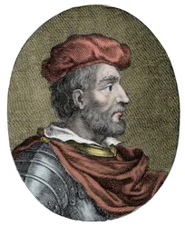 Portrait of Duncan I of Scotland - engraving