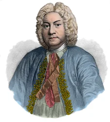 Portrait of François Couperin, English Composer and Organist