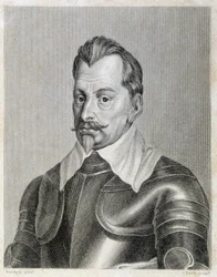 Portrait of Wallenstein, German military commander.