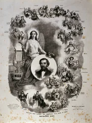 Poster with Scenes of His Operas