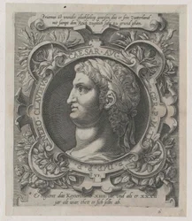 Roman Emperor Nero (print)