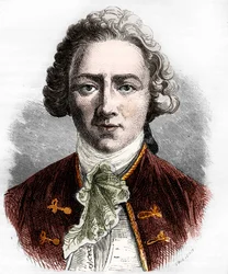 Sebastien-Roch Nicolas de Chamfort, French Moralist (engraving)