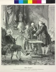 The Teenager Emperor Joseph II at the Printing Press