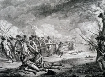 Battle of Lexington, Massachusetts - French Depiction