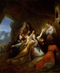 Greek Women Imploring the Virgin for Assistance