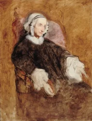 Portrait of Queen Marie-Amelie in Mourning