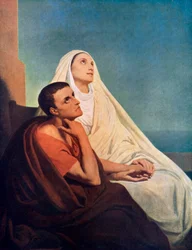 St Augustine with His Mother St Monica