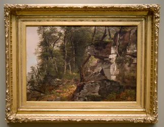 Trees on a Rocky Hillside