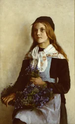 The Blue Anemone Girl