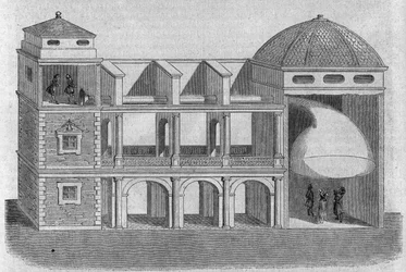 Acoustic cornet invented by Athanase Kircher (1601-1680)
