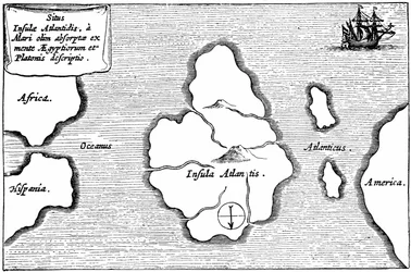 Map of Atlantis, from 