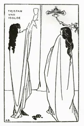 A Repetition of Tristan und Isolde, illustration from 